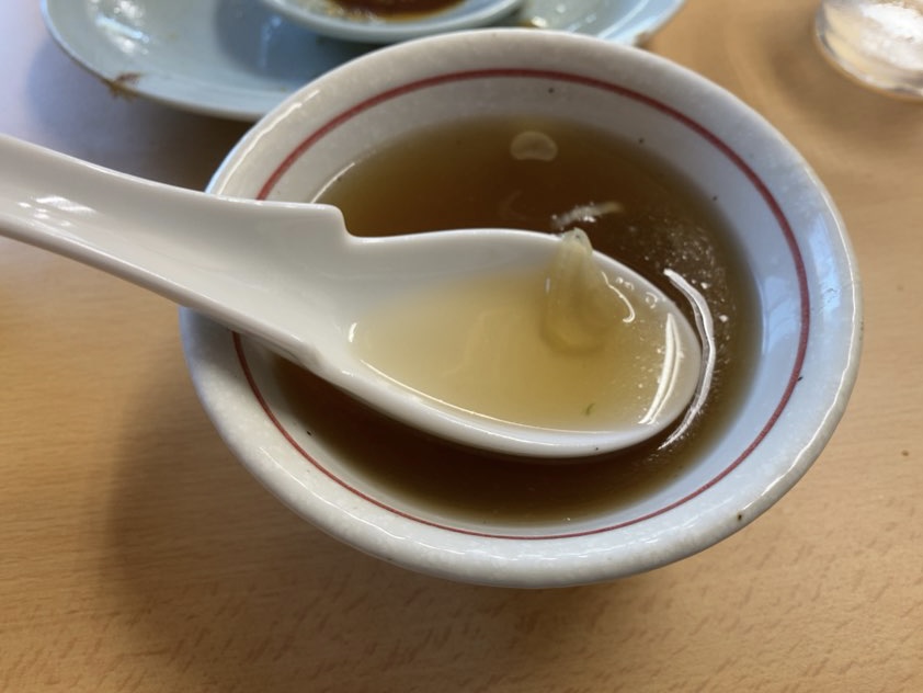 中華料理『北京』豊田市野見山　スープ
