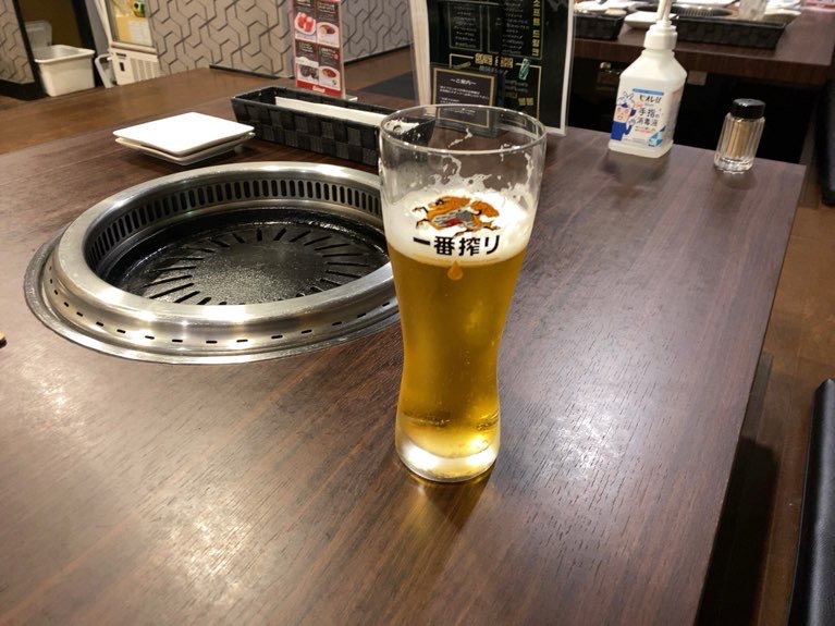 韓国料理テジラボ豊田店　ビール