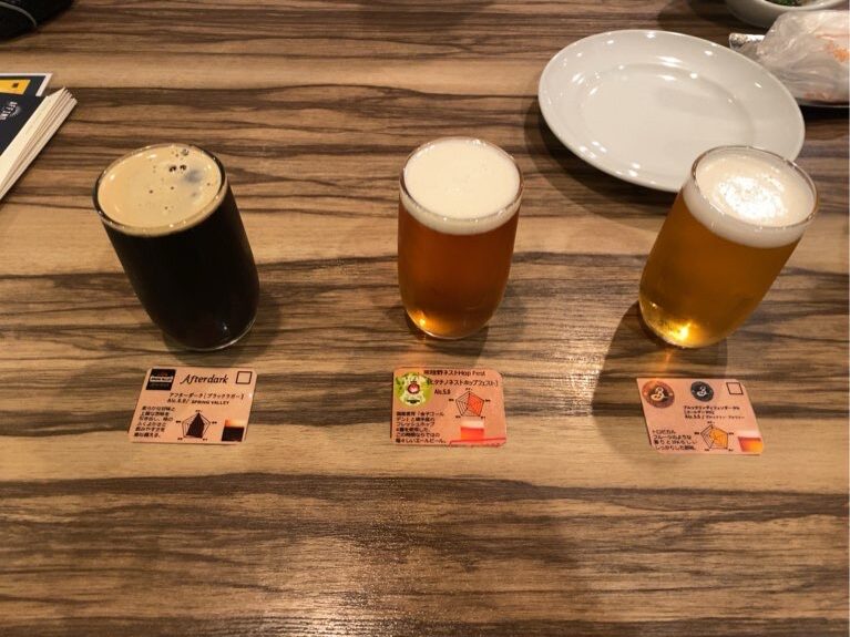 バールAFFINO（アフィーノ）豊田市駅店　クラフトビール3種