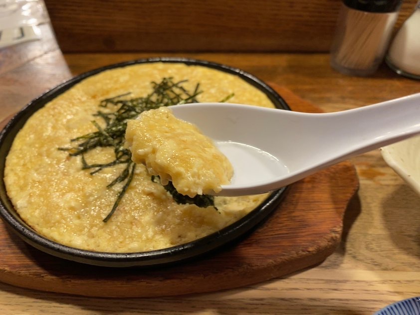 ろばた紗倶羅（さくら） 美里本店　豆腐ステーキ一口