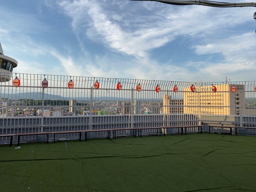 ザ・プレミアムビアガーデン（豊田市駅）　屋上からの景色