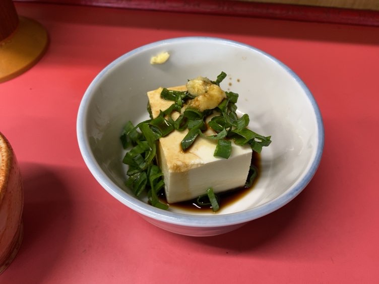ラーメンニコニコ（豊田市）　豆腐