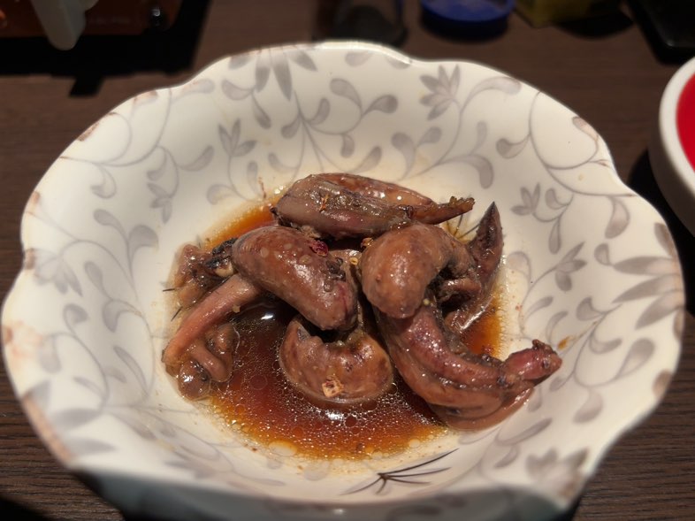 炉ばた 楓林（三河豊田駅）　鰻の肝の甘辛煮