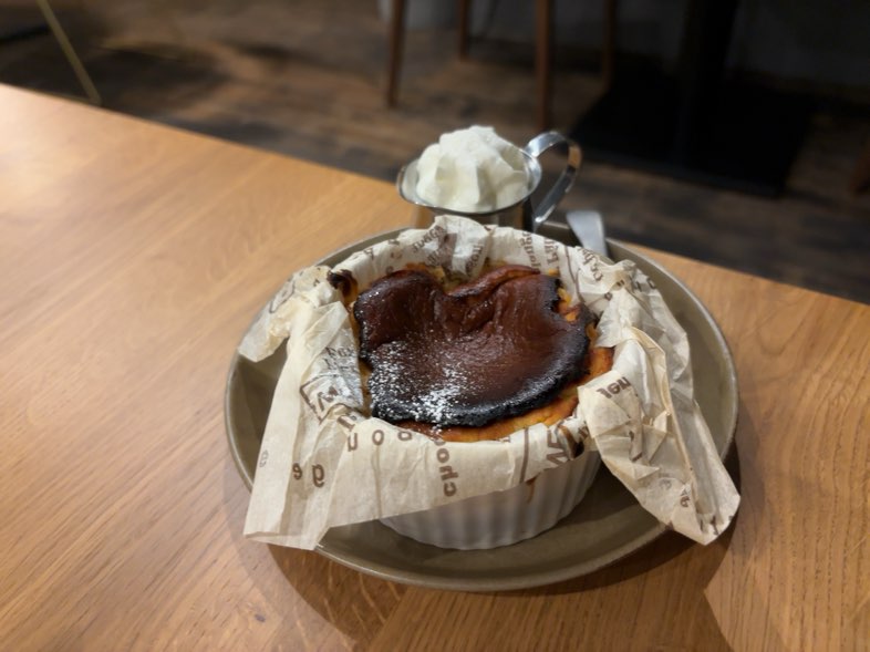 ハンバーグカフェDanbo（豊田市）　バスクチーズケーキ