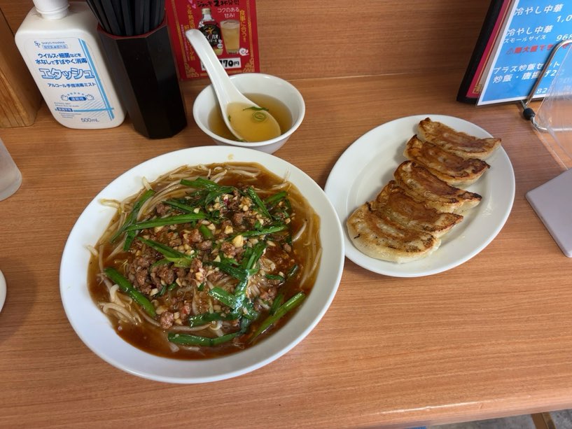 中華料理 豚珍寛（豊田市）　豚珍飯と餃子