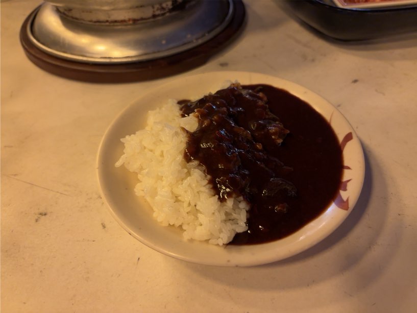 本格炭火焼肉ビアガーデンHawaii（プラザホテル豊田）　黒カレー