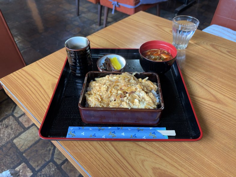 すぎたや（豊田市足助）　カツ重定食