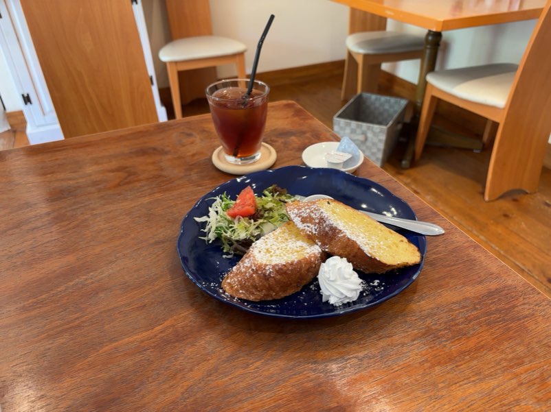 くつろぎのcafe KONA（豊田市）　フレンチトーストセット