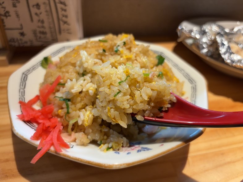 笑点（三河豊田）　炒飯一口