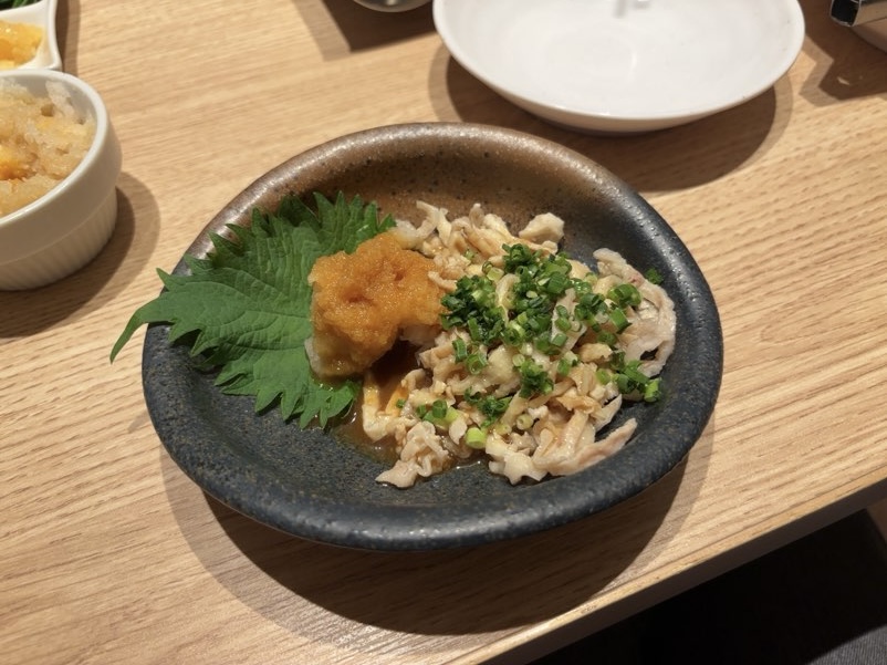 焼き鳥きんざん豊田店　鶏皮ポン酢