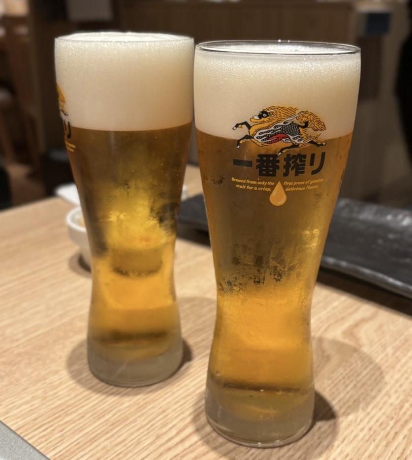 焼き鳥きんざん豊田店 乾杯