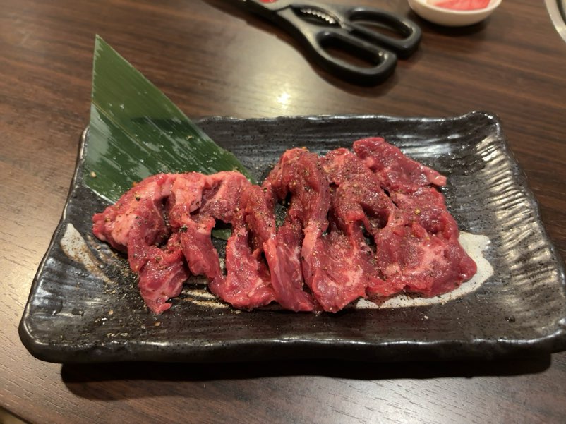 焼肉みち（豊田市）　ダイヤモンドカット赤身