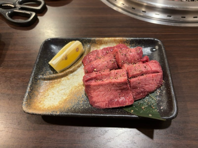 焼肉みち（豊田市）　厚切りタン