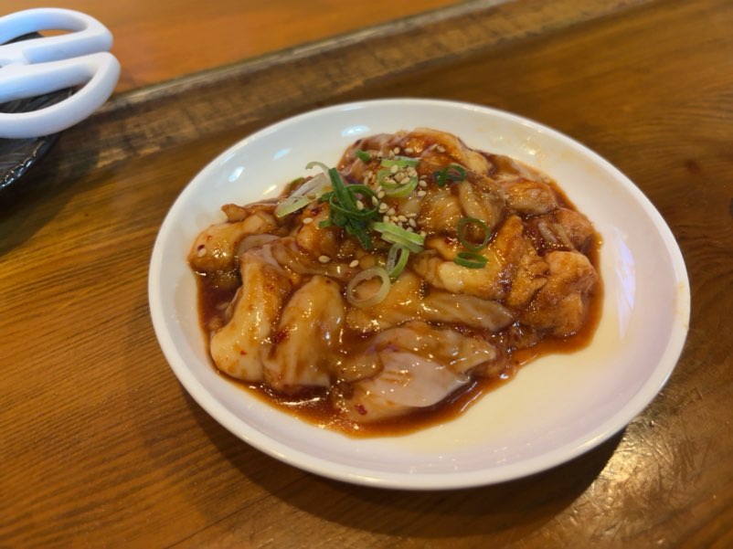 焼肉鉄板 ホルモン家（豊田市）　牛ホルモン