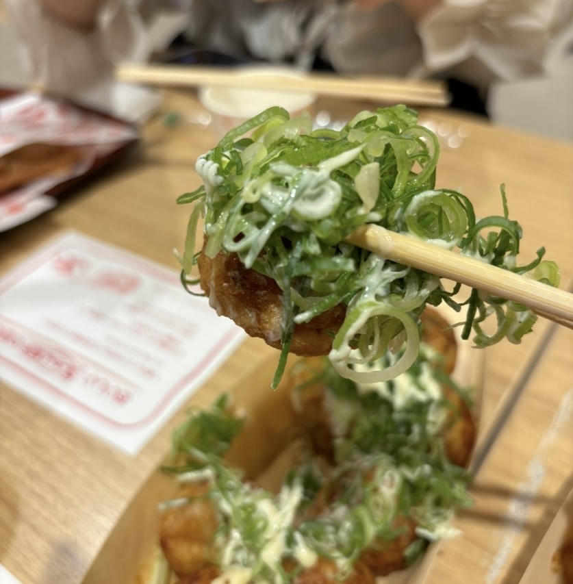 スガキヤ たこ寿 イオンスタイル豊田店　ネギ醤油一口