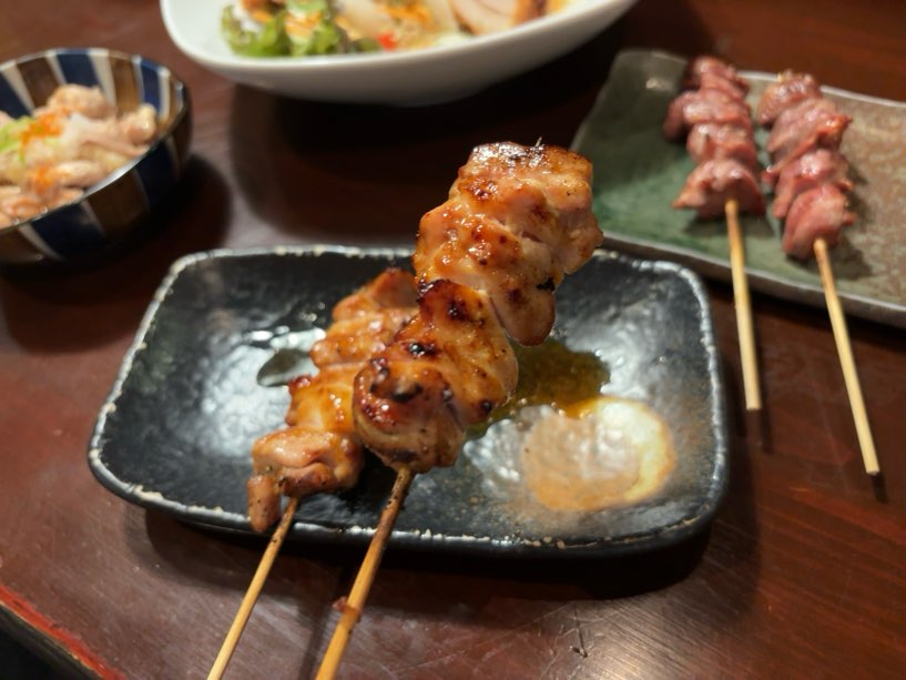 朱雀（豊田市） 焼鳥のもも一口