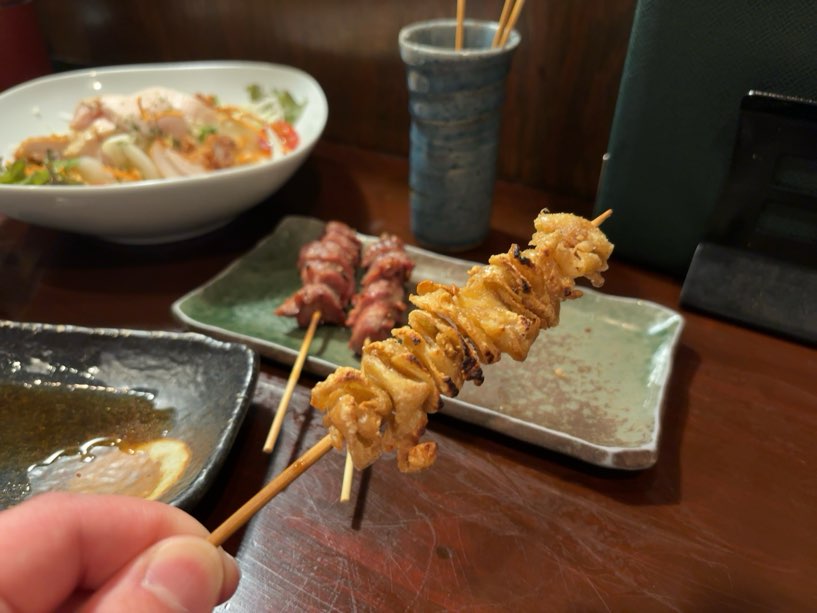 朱雀（豊田市）　焼鳥の皮