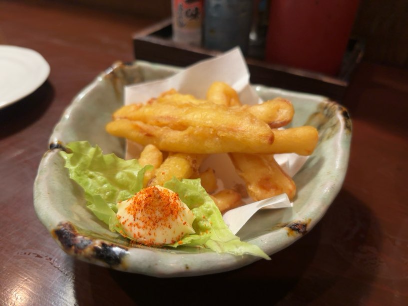 朱雀（豊田市）　さきイカの天麩羅