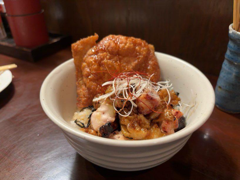 朱雀（豊田市）　焼鳥丼