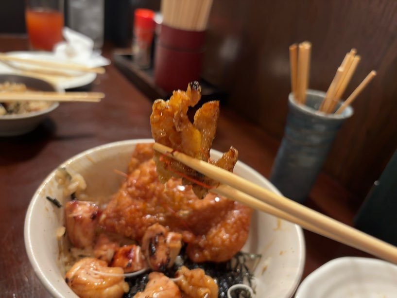 朱雀（豊田市）　焼鳥丼