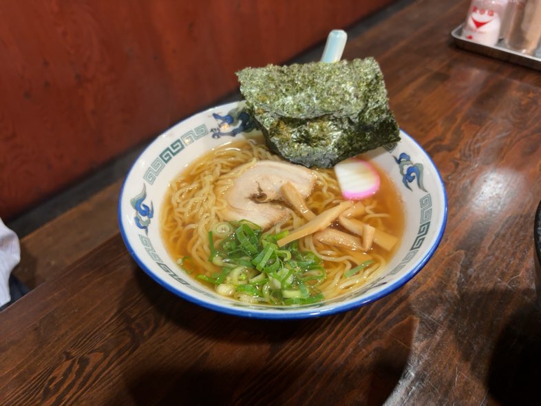 丸久（新豊田駅） 醤油ラーメン