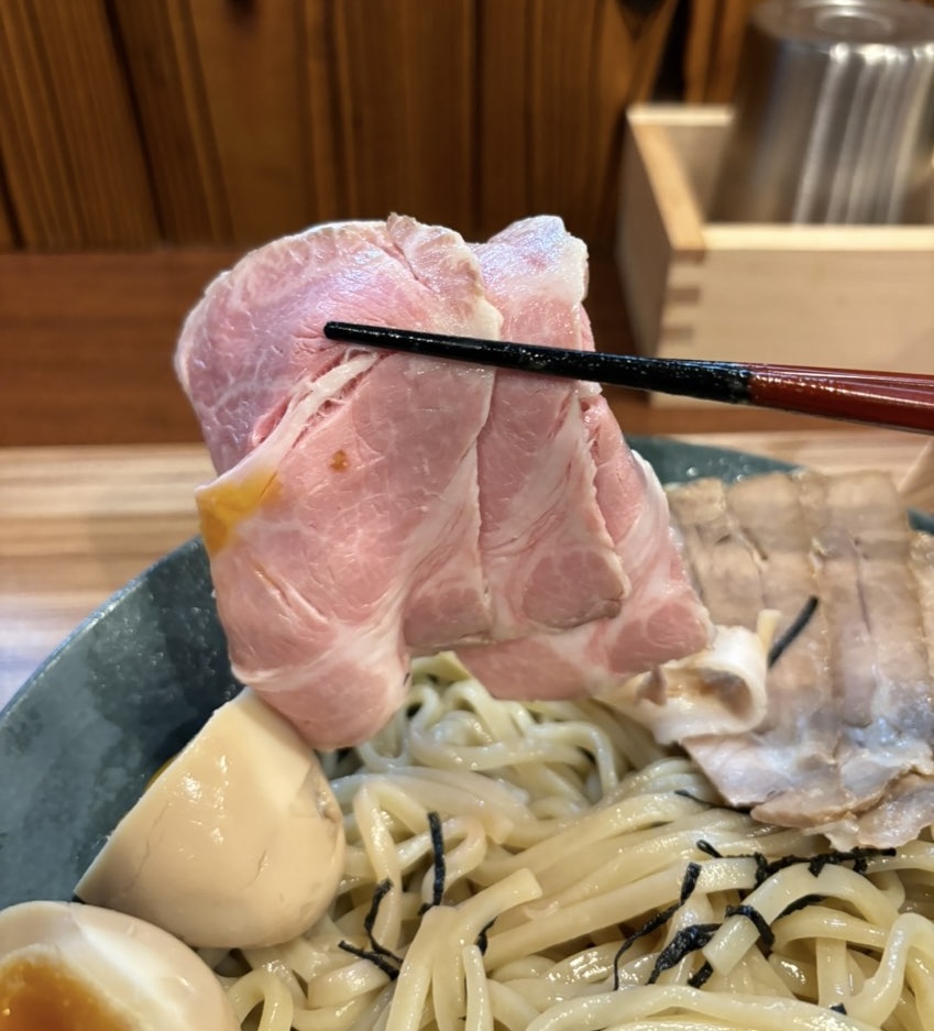 つけ麺 和久楽 豊田美里店　ハム系の叉焼