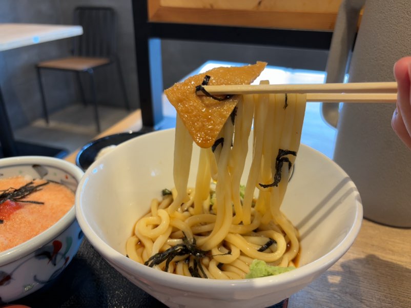 コルシカUDON（豊田市）　うどん一口