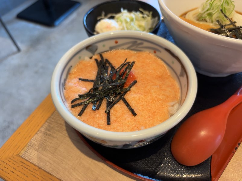 コルシカUDON（豊田市）　明太子とろろ丼