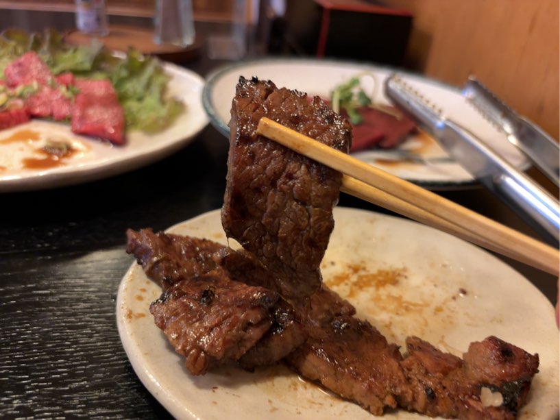 びんびん亭　上ロース一口