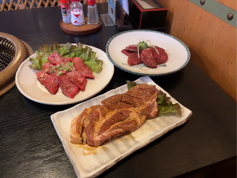 びんびん亭　注文した肉