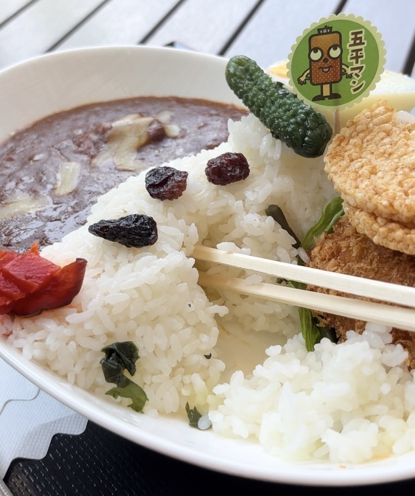 香恋の館（豊田市）　ダムカレー崩壊