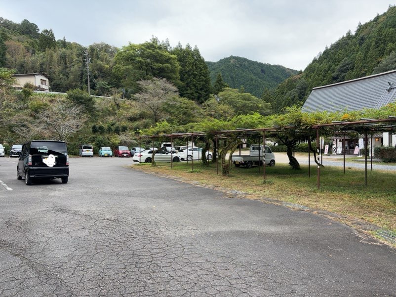 香嵐渓 一の谷　駐車場