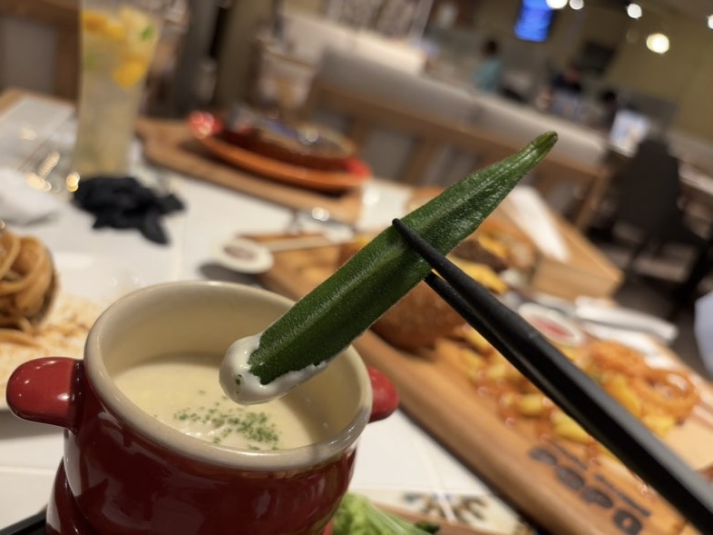 Cafe Stand popo（豊田市）　バーニャカウダ一口