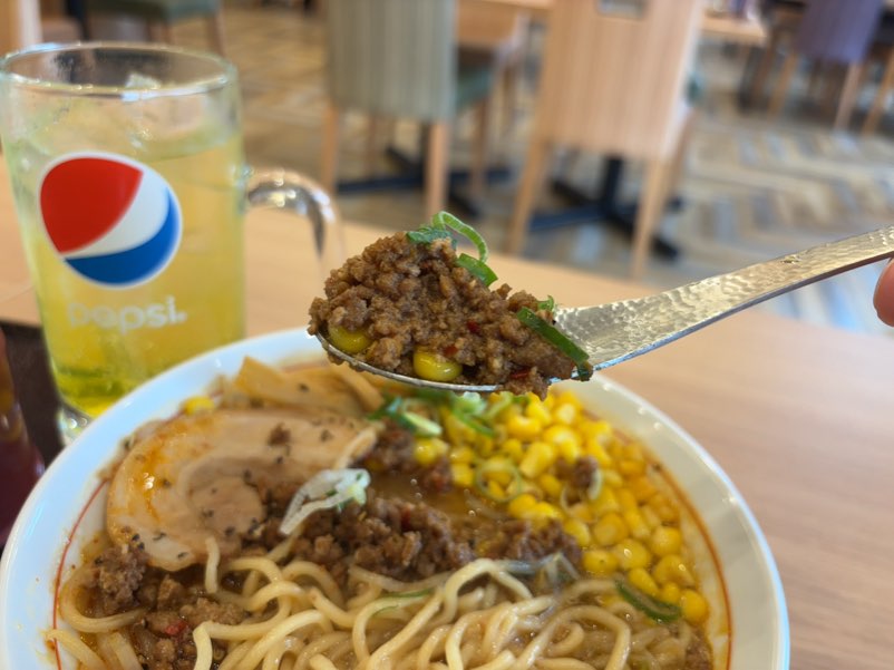 ダイニングこころも（おいでんの湯）　台湾ミンチ