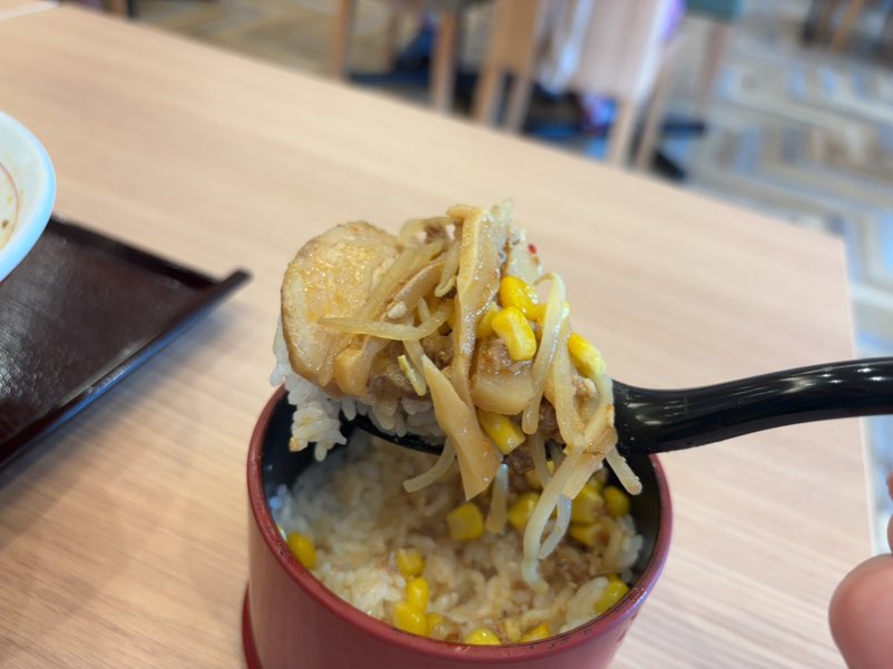 ダイニングこころも（おいでんの湯）　丼一口