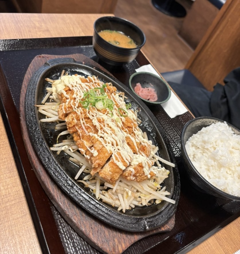 食事処 葵（豊田市西岡町）　チキンタツタ定食