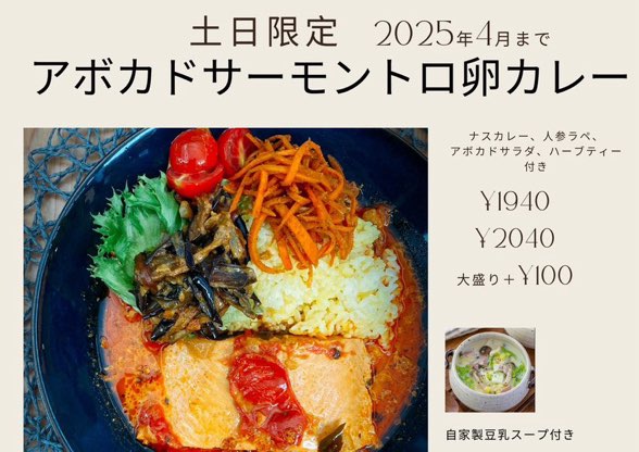 Amechan curry Cafe 豊田市　土日カレーメニュー