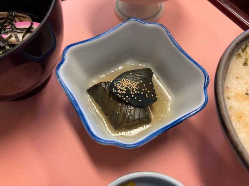 食処恵乃喜　茄子のお浸し