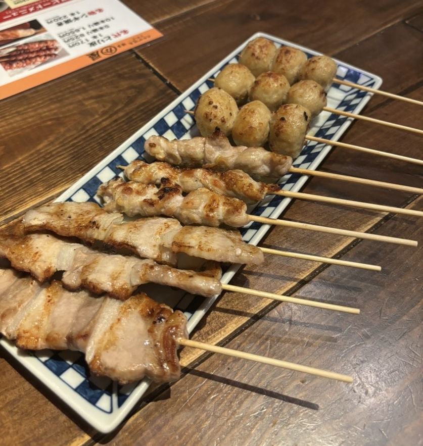 博多かわ屋 豊田店 注文した串