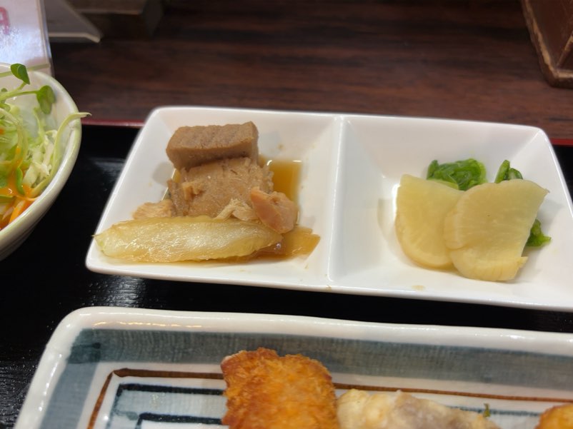 吾平(豊田市) 小鉢と漬物