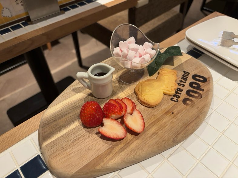 Cafe Stand popo(豊田市) パンケーキのトッピング