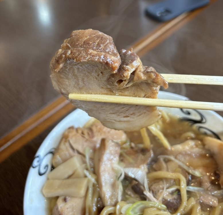 麺創なな家(豊田市) ブラウンひまわりのチャーシュー