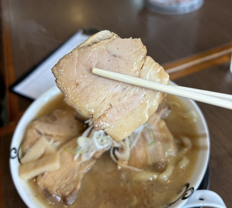 麺創なな家(豊田市) ブラウンひまわりのチャーシュー