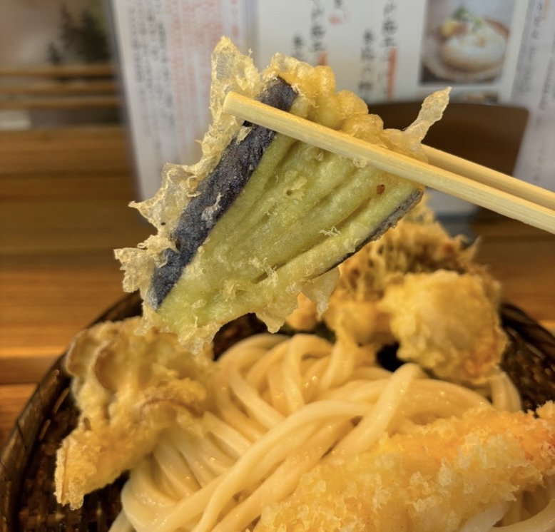 うどんマルナナ(豊田市) 茄子天