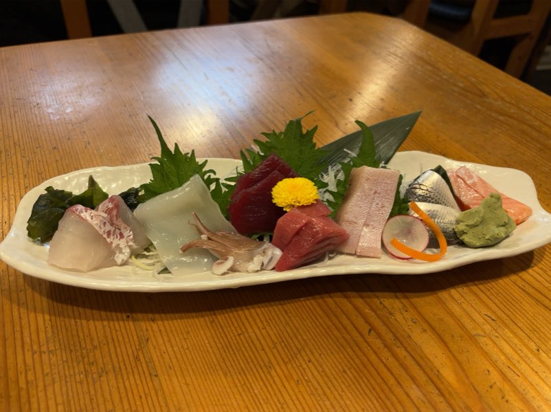 きぶん家（豊田市）　刺身盛り