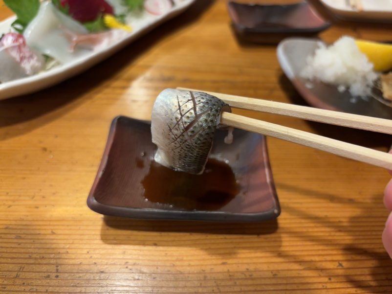 きぶん家（豊田市）　刺身一口