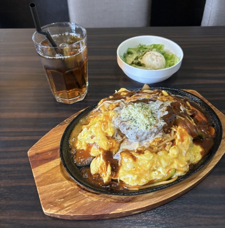 ことこと珈琲 豊田美里店　鉄板ナポリタンランチ