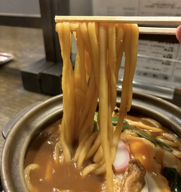 みそ屋(豊田市若林) 味噌煮込みうどんの麺