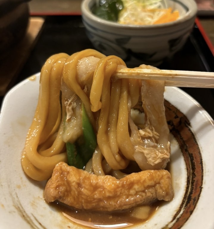 みそ屋(豊田市若林) 味噌煮込みうどんと餅一口