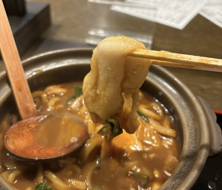 みそ屋(豊田市若林) 力味噌煮込みうどんの餅